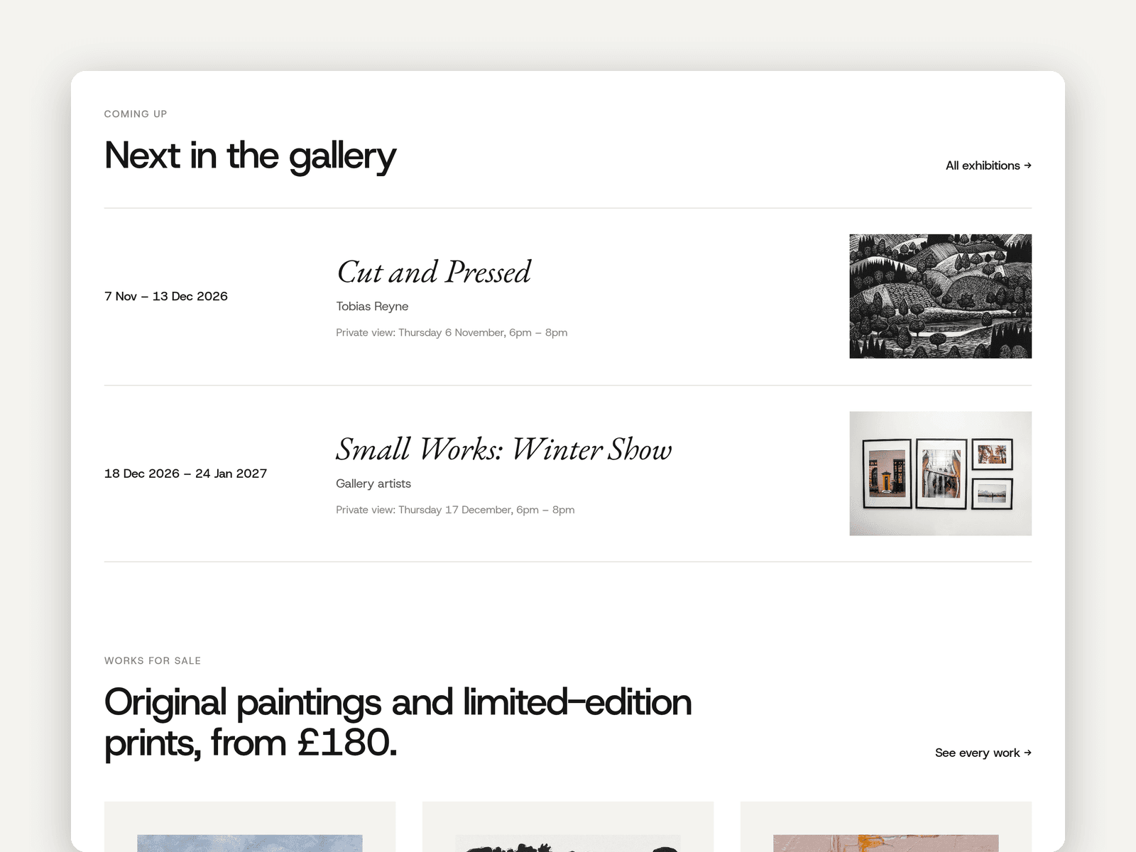 Easel Gallery