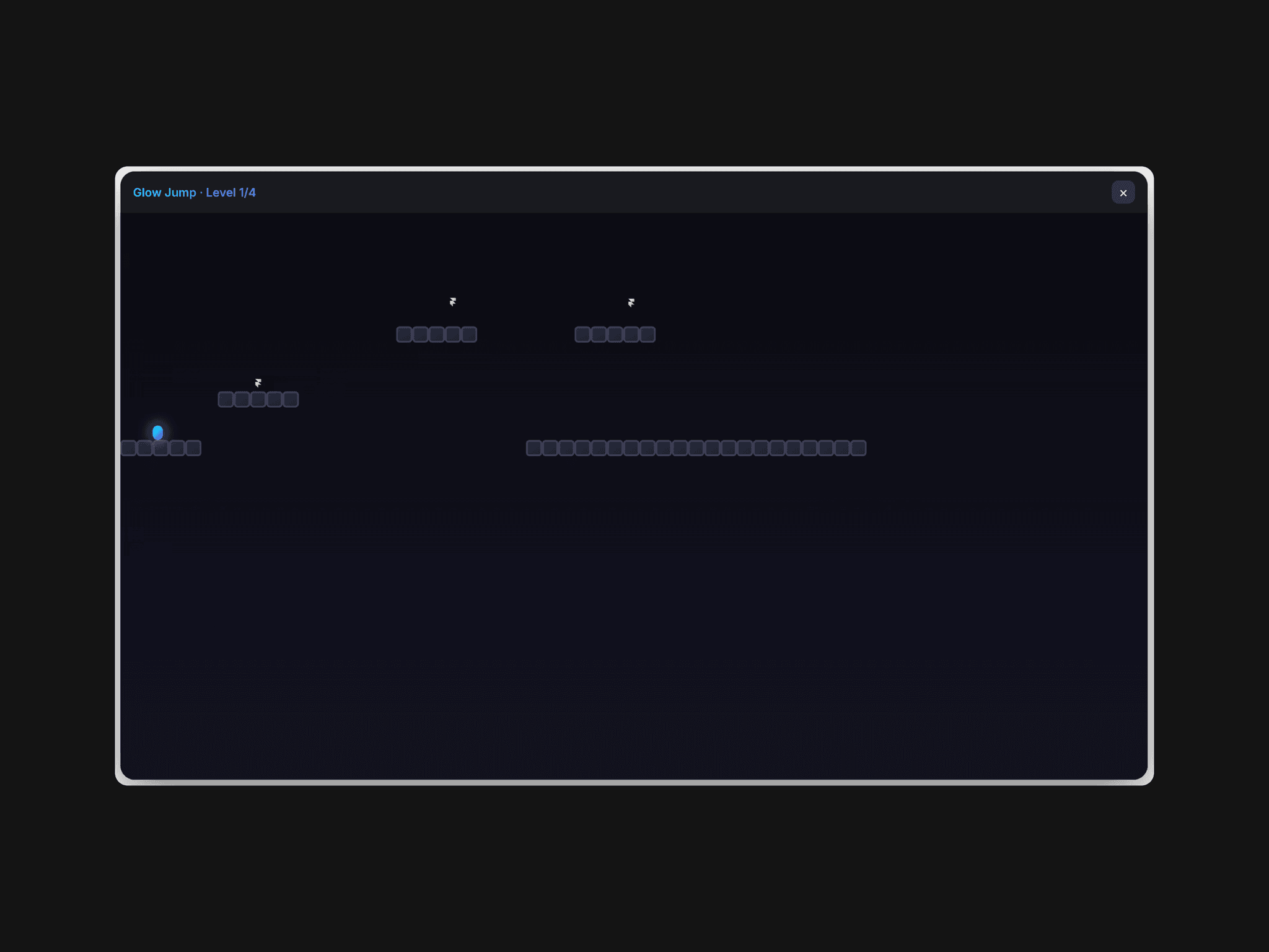 Glow Jump Game