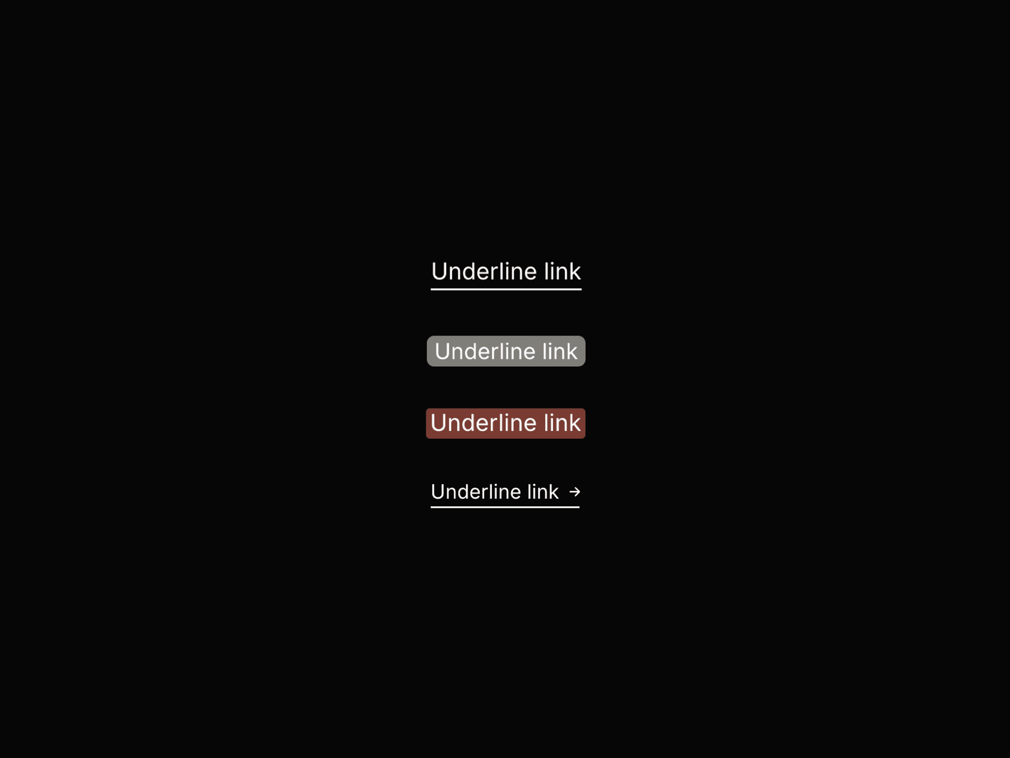 Underline Links