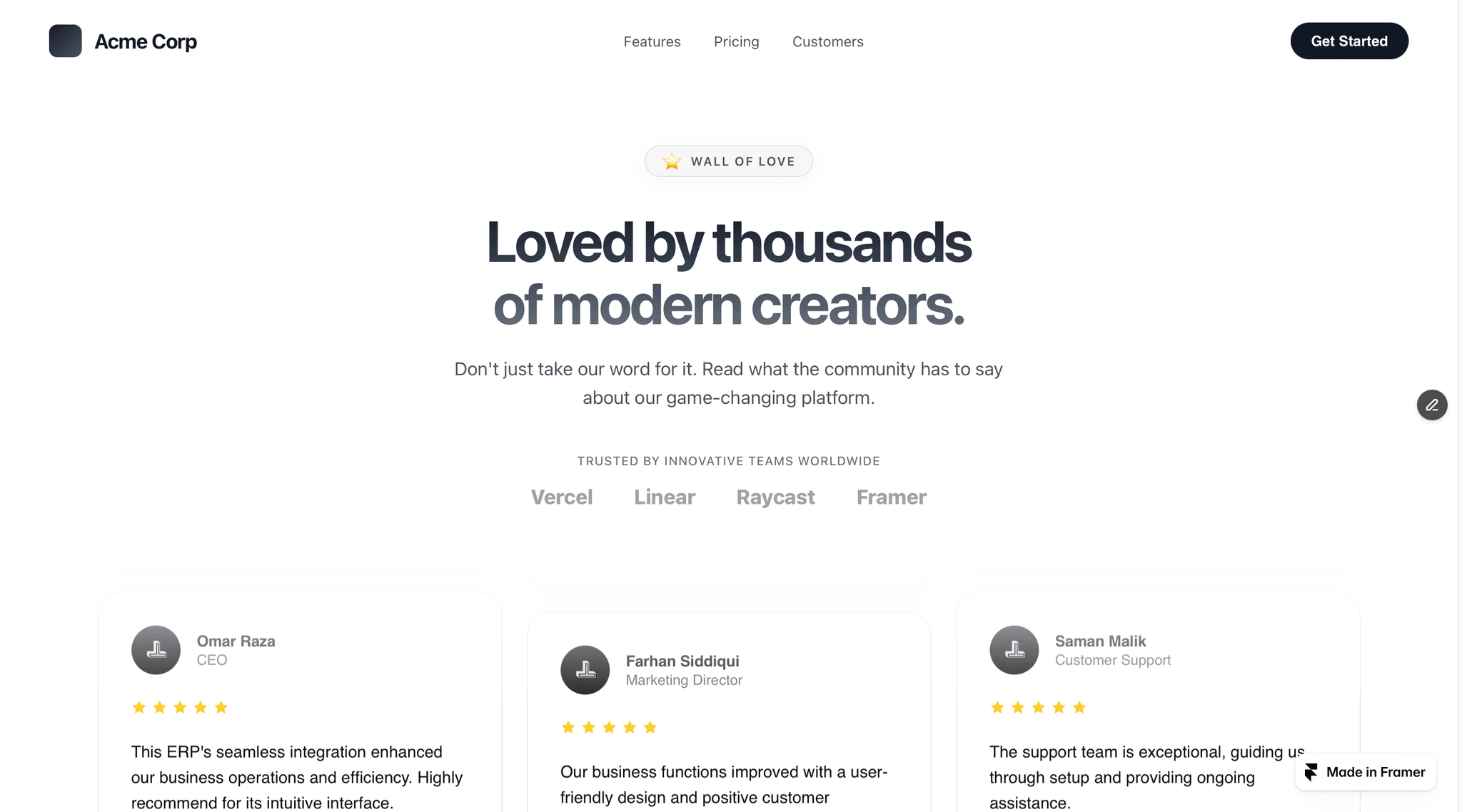 Testimonials Columns
