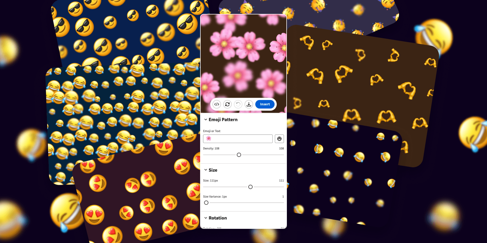 Emoji Background Generator