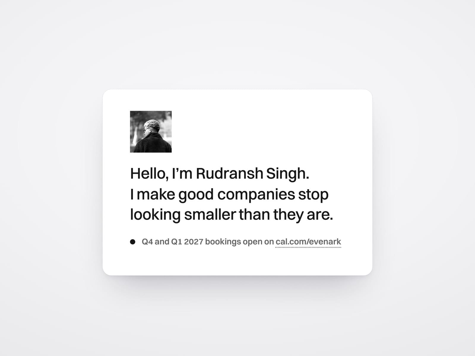 Rudransh - Portfolio