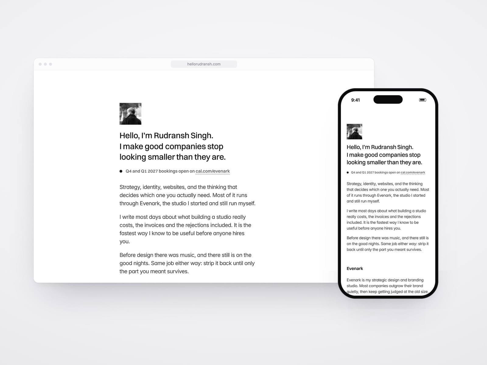 Rudransh - Portfolio