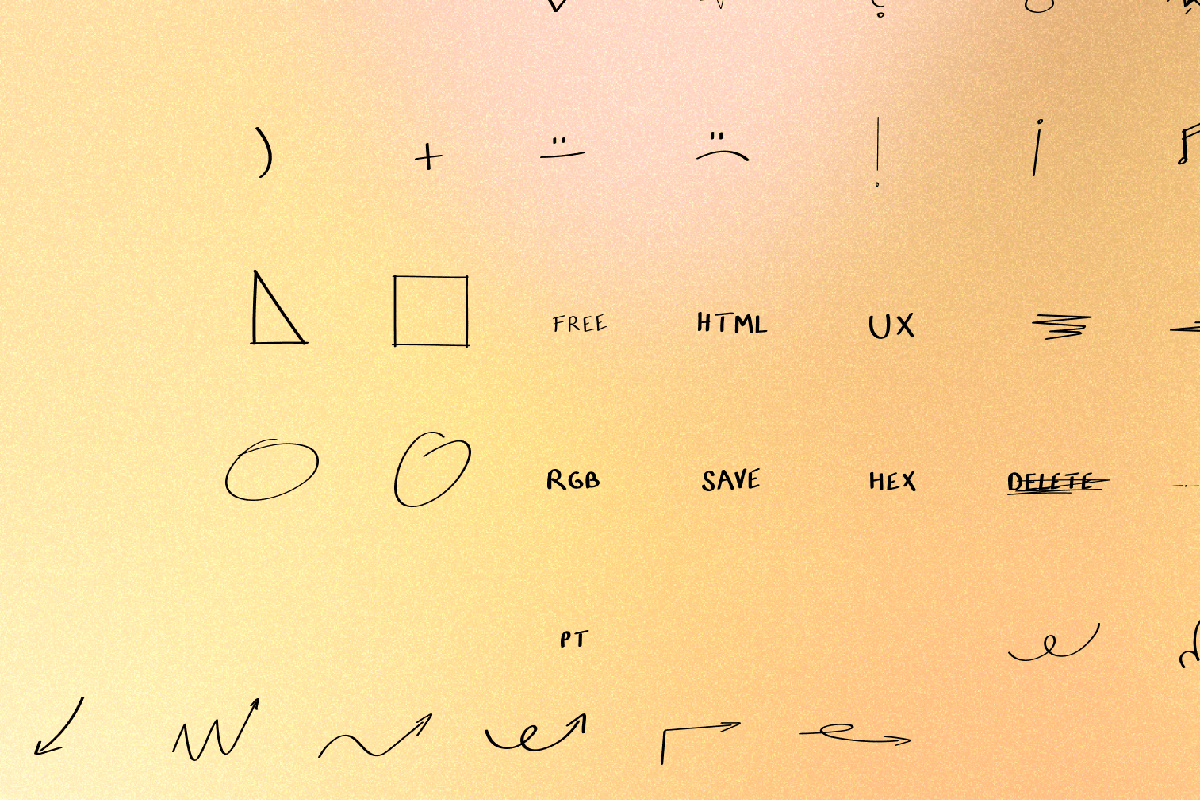 Hand-Drawn Wireframe