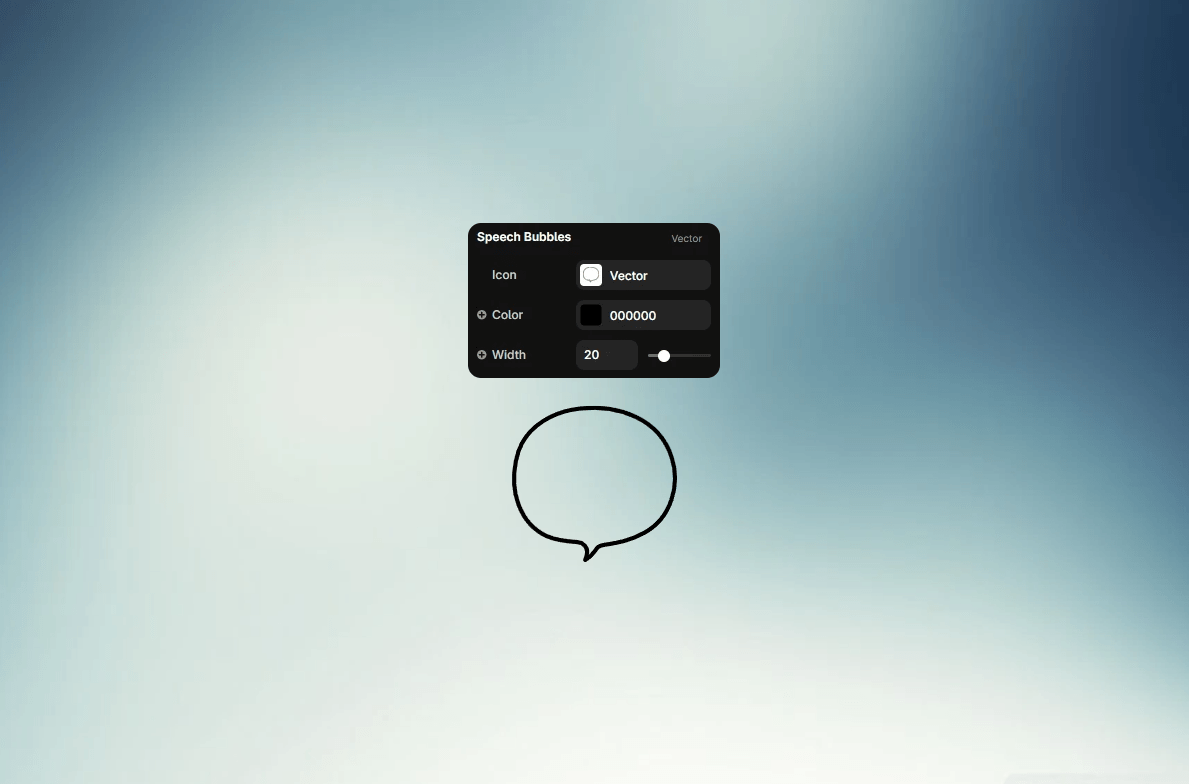 Speech Bubbles Demo