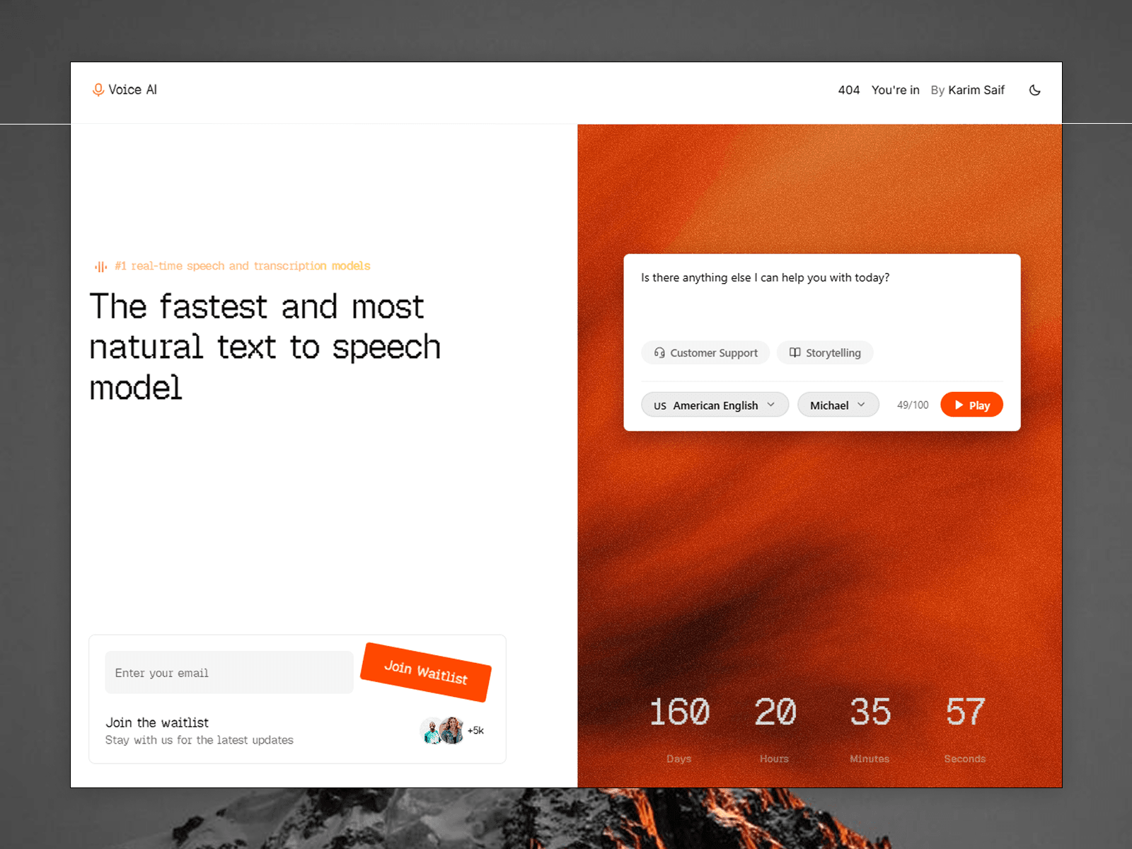 Voice Waitlist