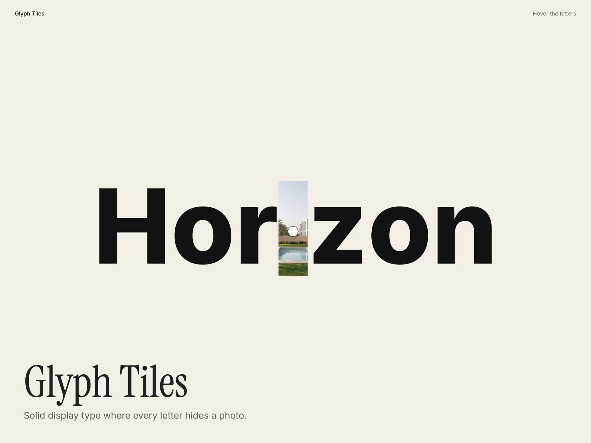 Glyph Tiles