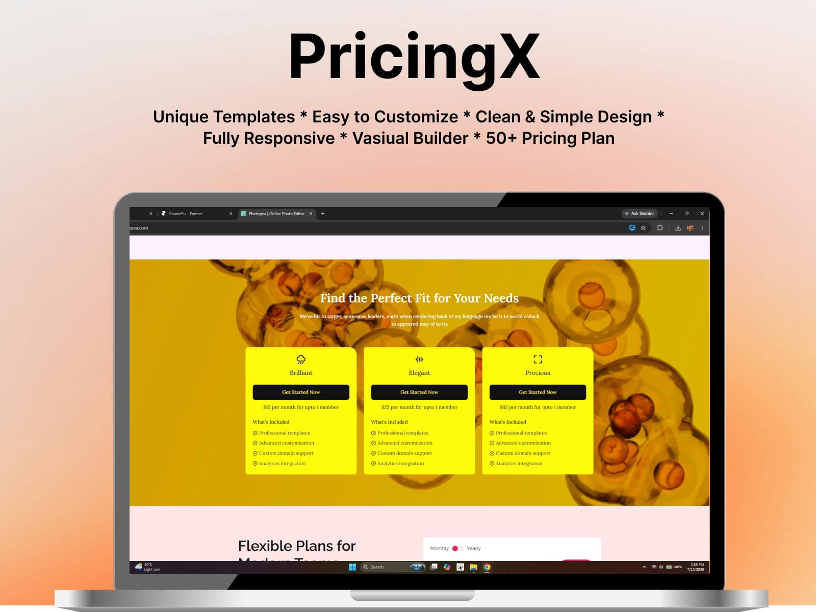 PricingX Pricing