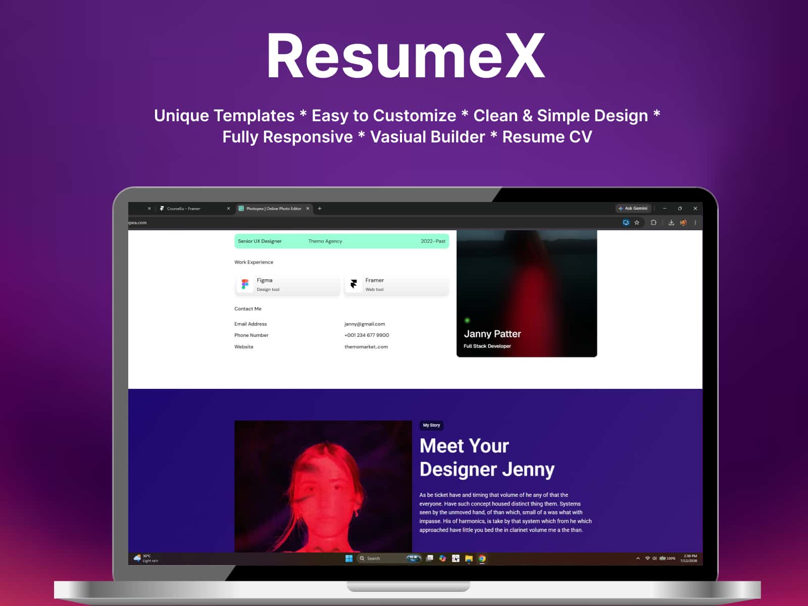 ResumeX Resume