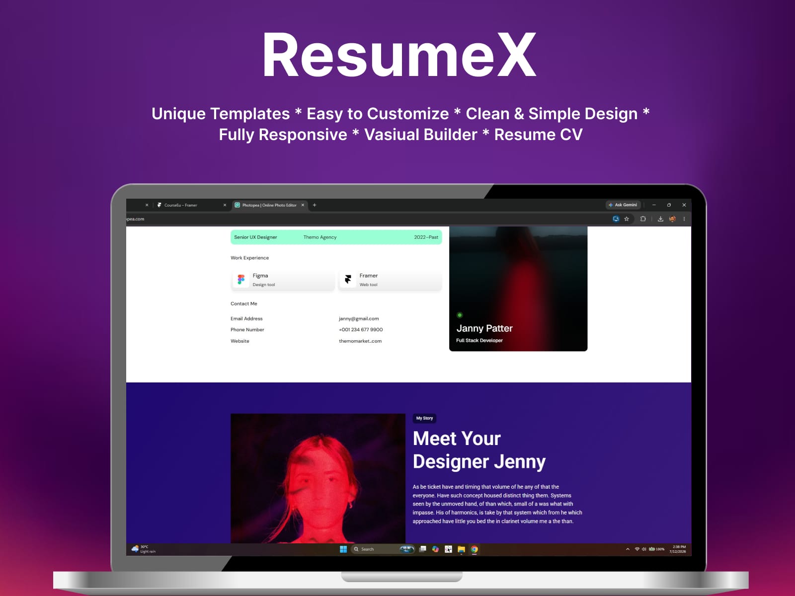ResumeX Resume