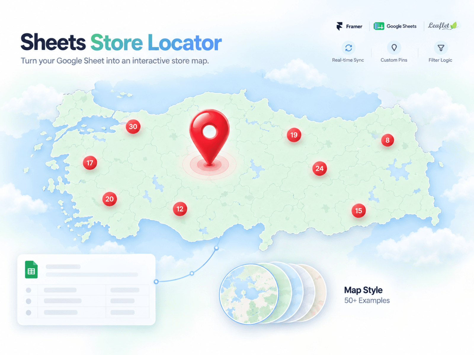 Sheets Store Locator
