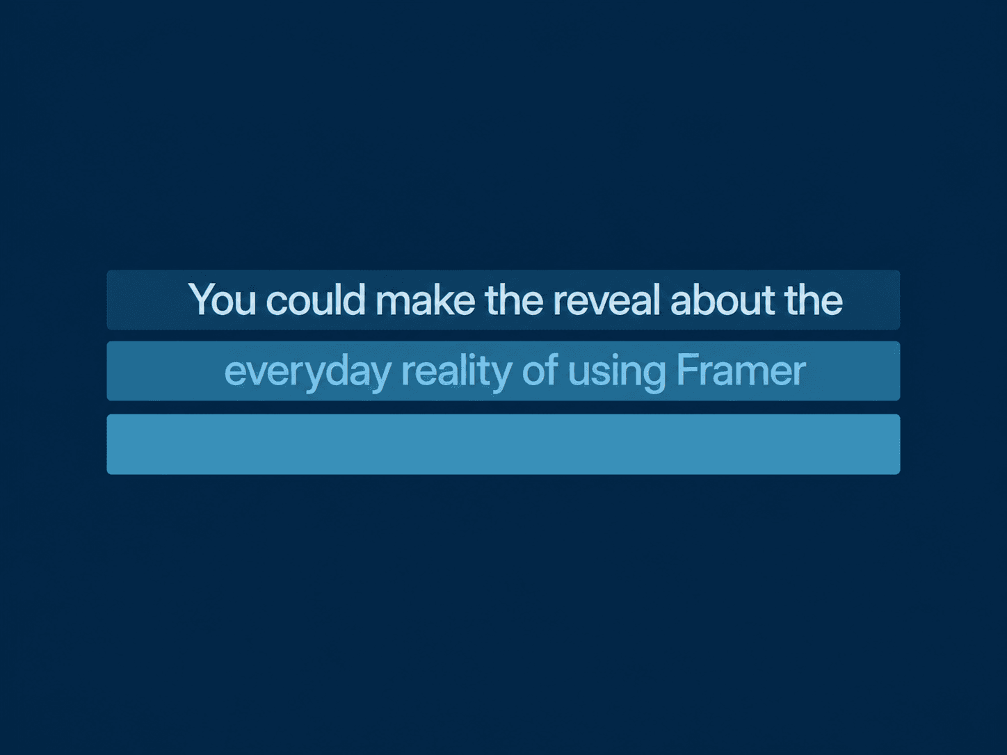 Skeleton Reveal Text