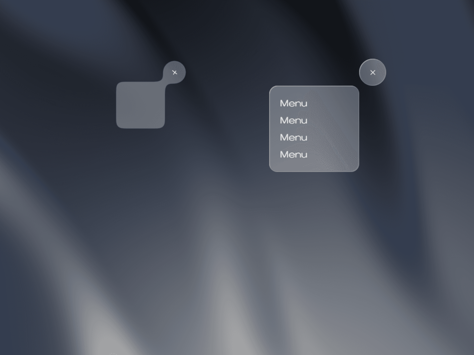 Gooey Glass Nav