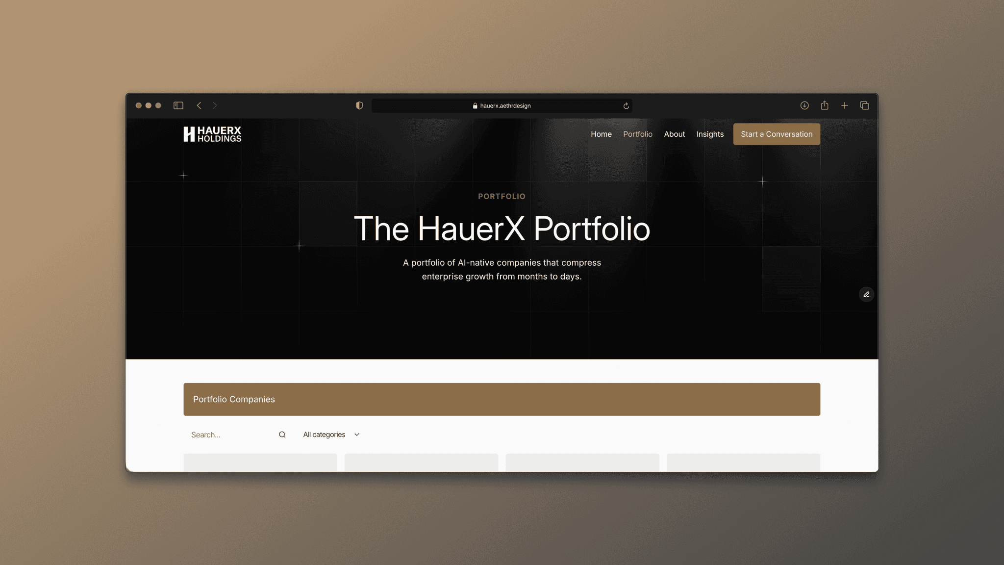 HauerX Holdings