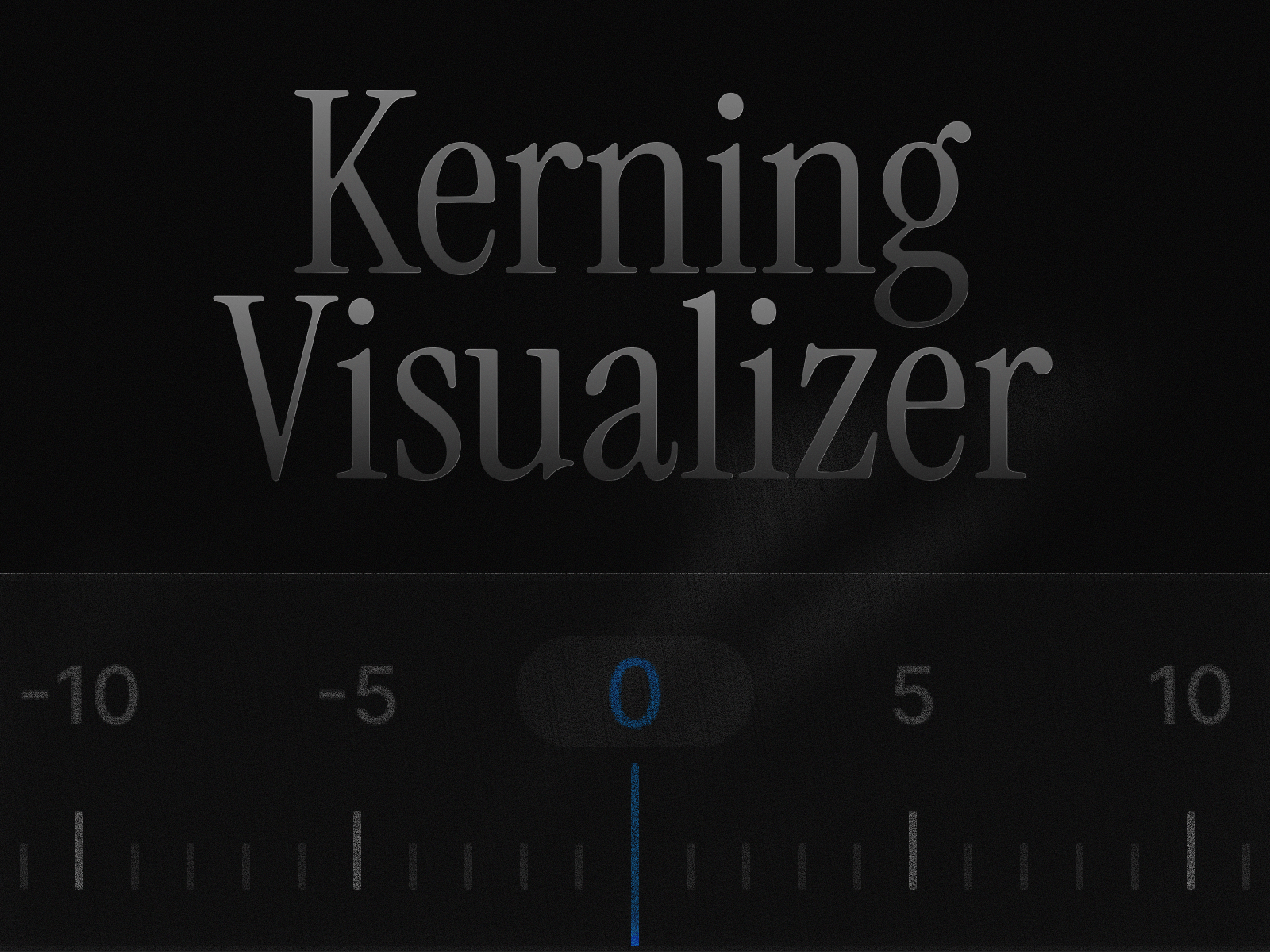 Kerning Visualizer
