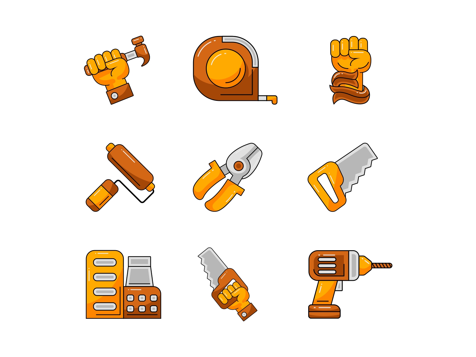 Labor Day Icon Set
