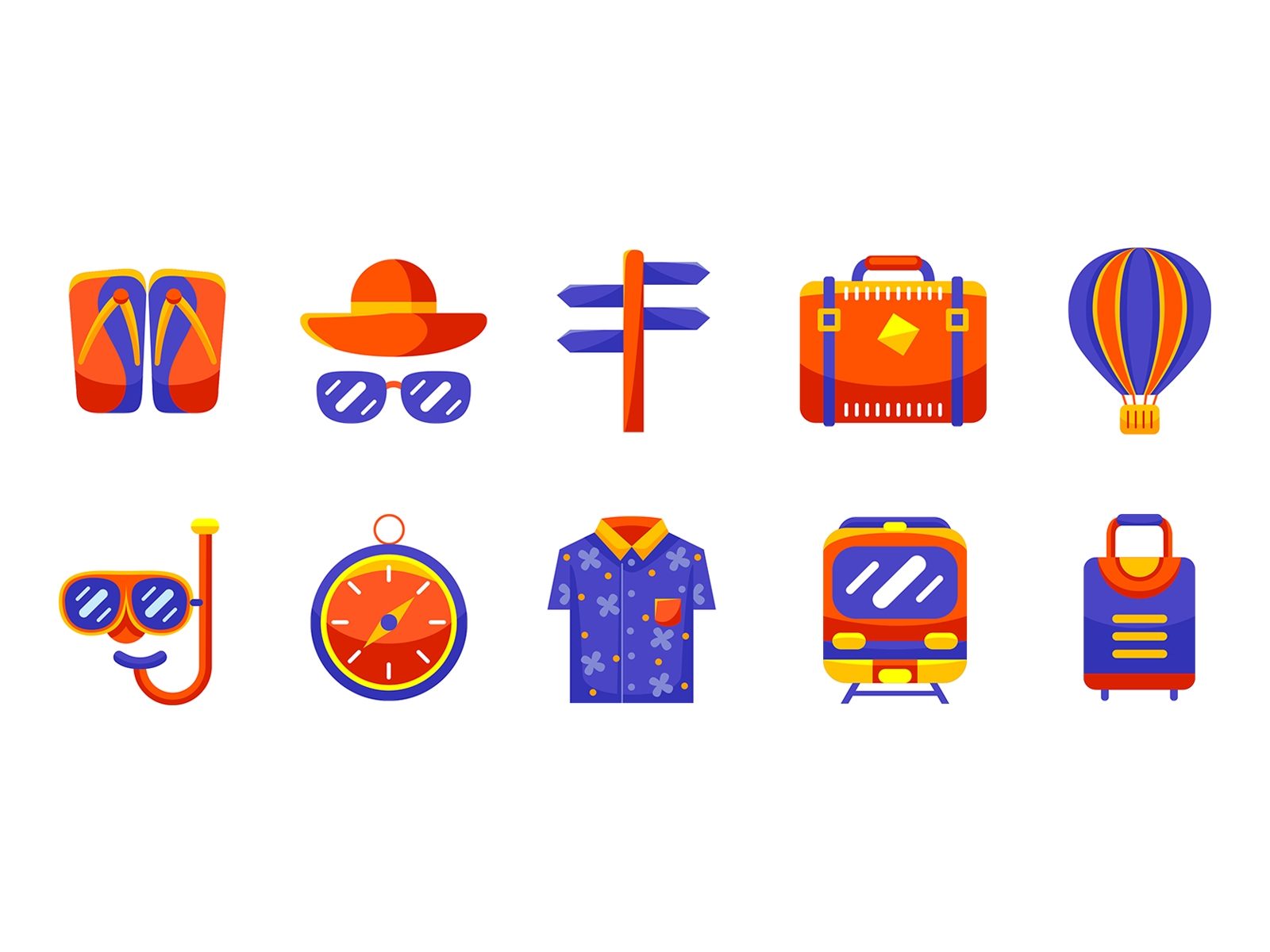 Vacation Flat Icon