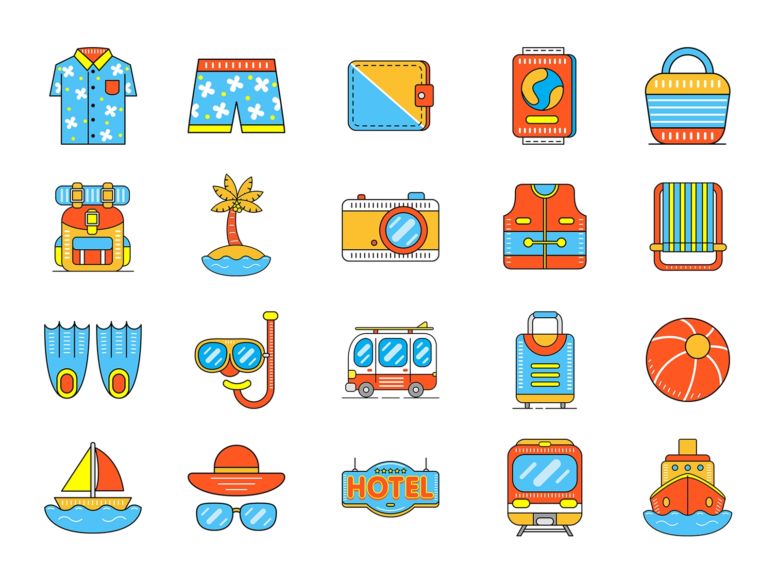 Vacation Fil Outline