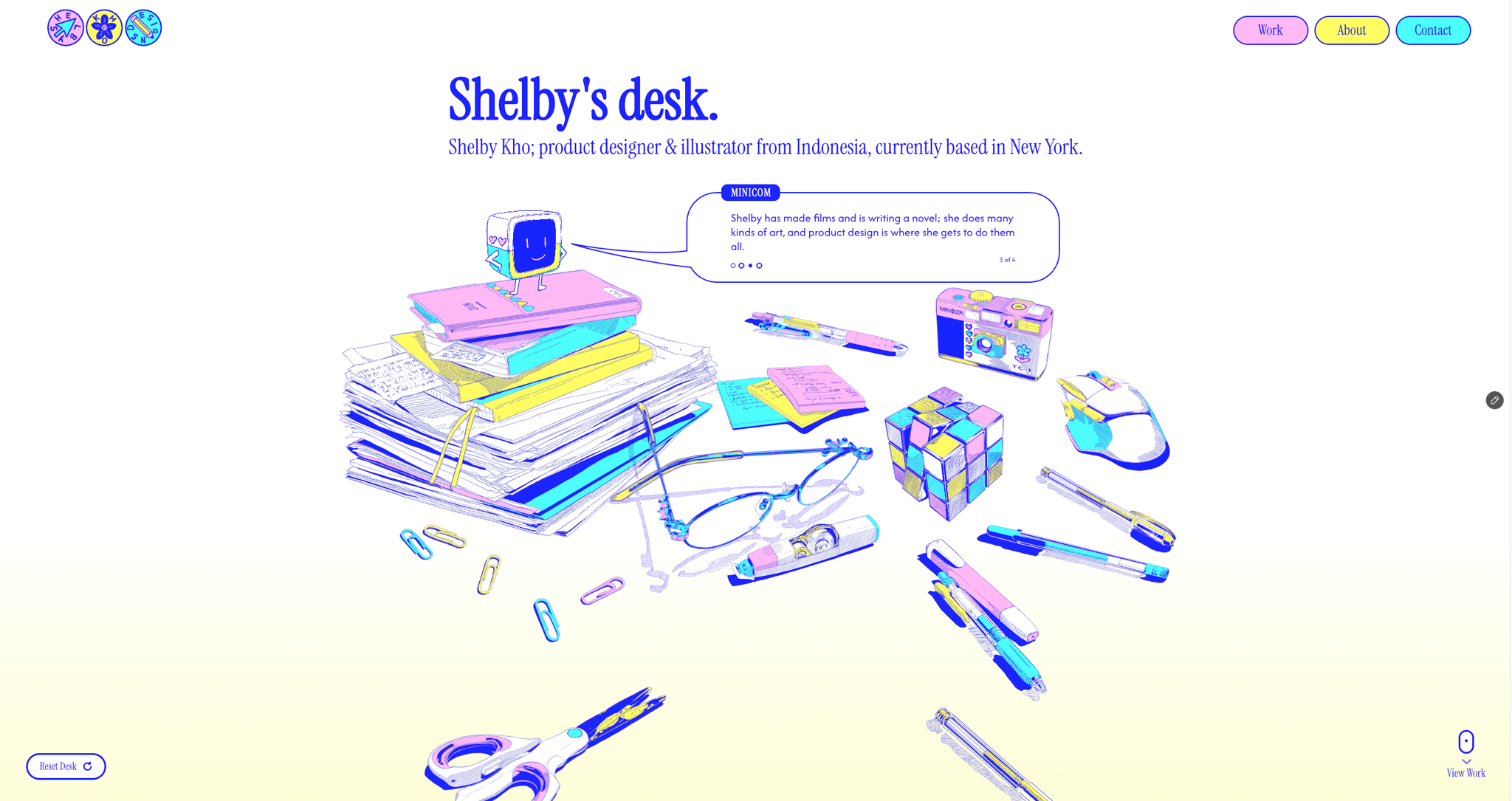 Shelby Kho's Desk