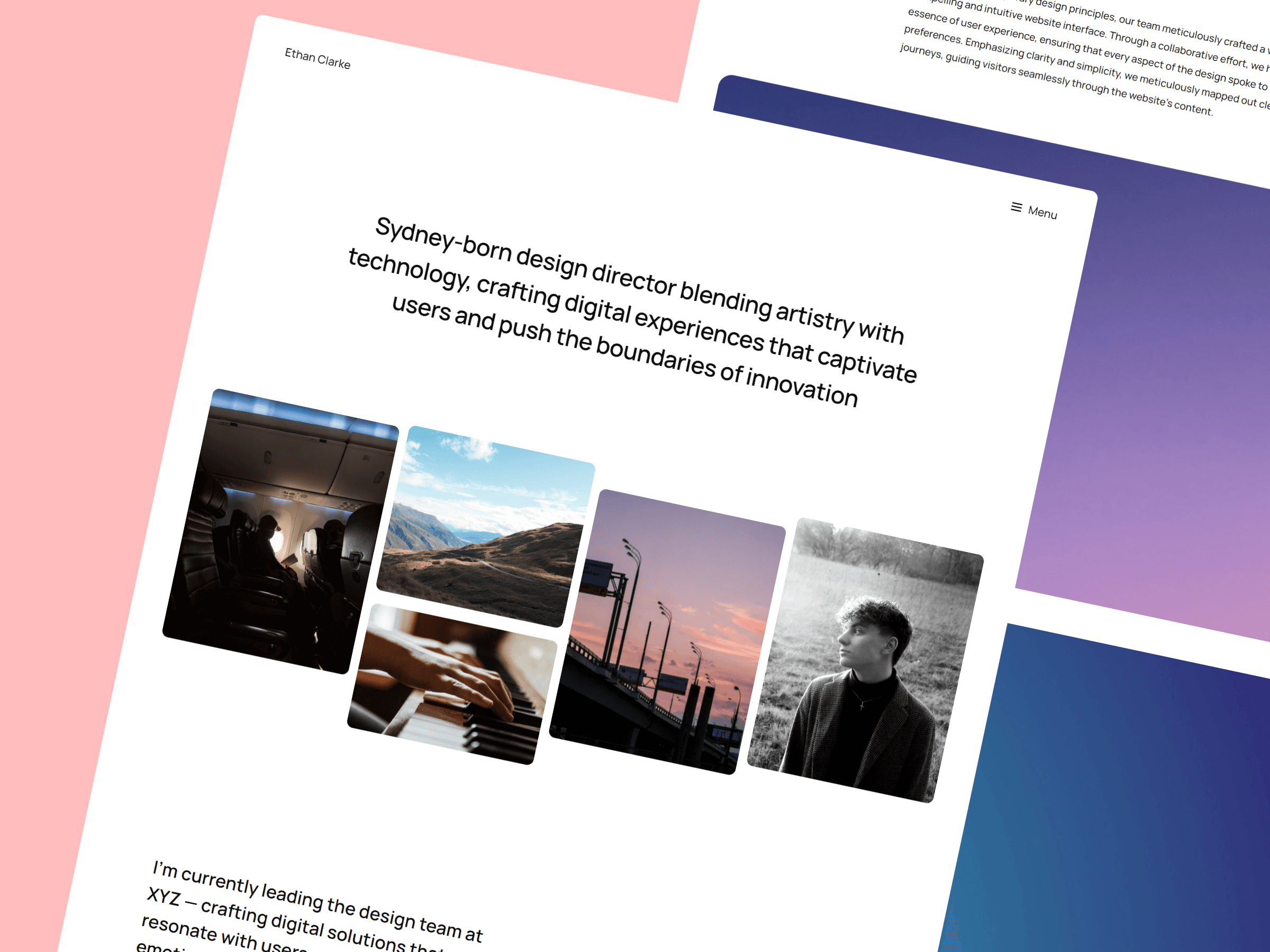 Screenshot 3 for DesignSphere, a Framer Marketplace template by Fanindra Maharana.