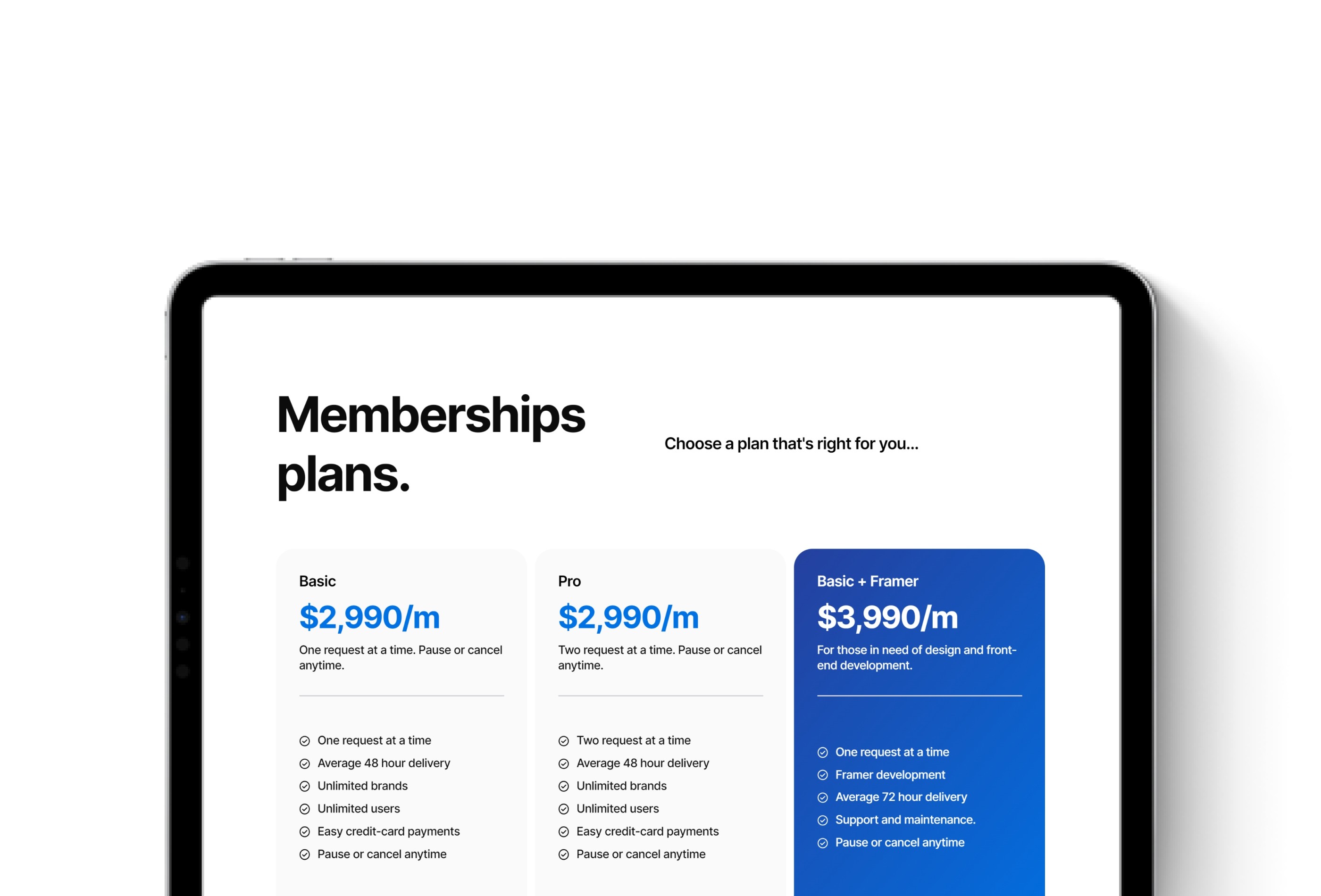 Screenshot 1 for Swifty, a Framer Marketplace template by Jean.