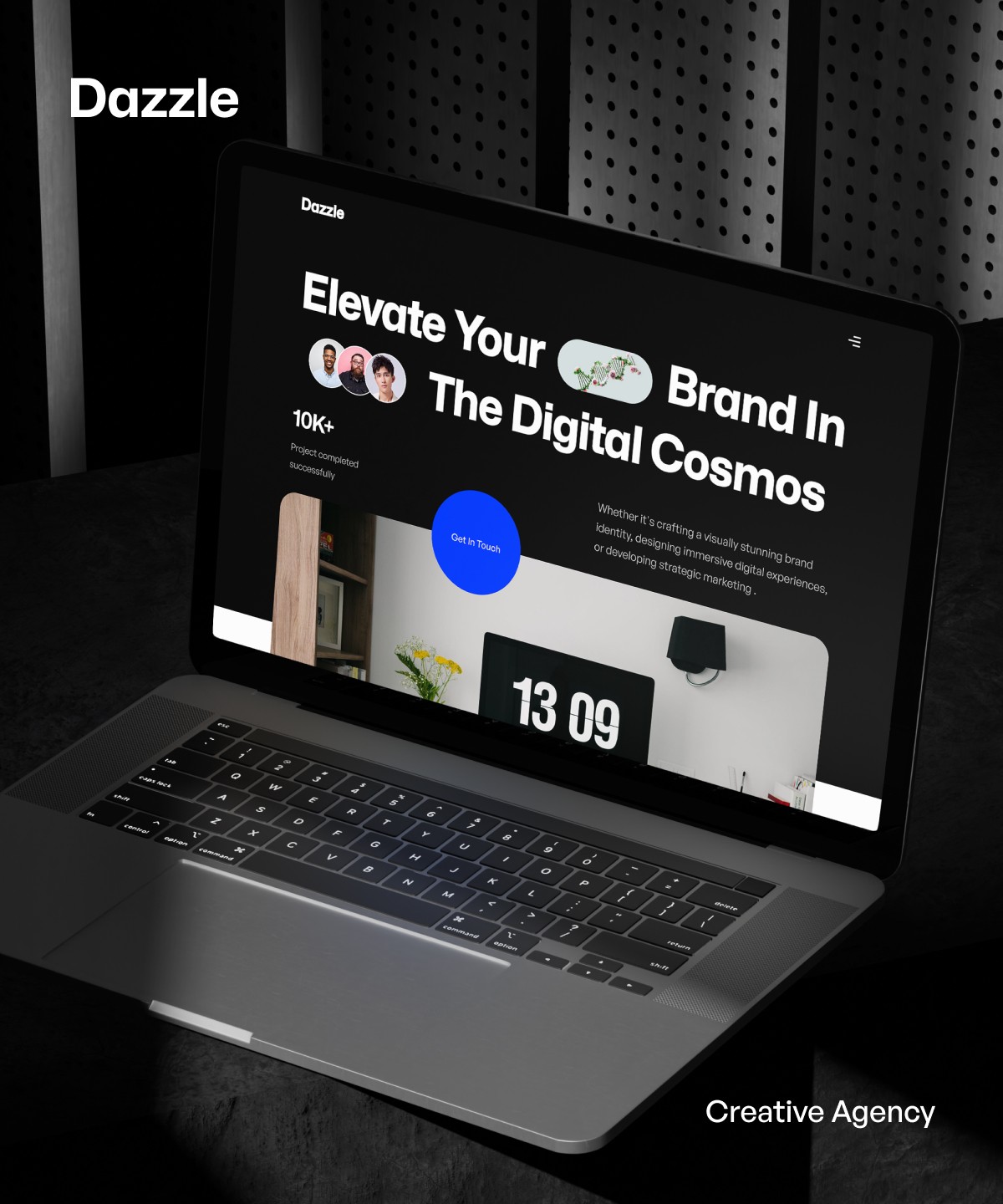Screenshot 4 for Dazzle, a Framer Marketplace template by UI Ship.