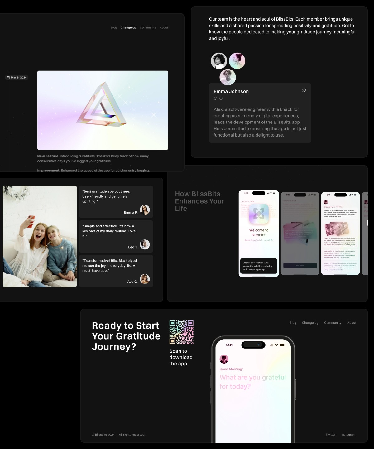 Screenshot 1 for lilapp, a Framer Marketplace template by Noman.