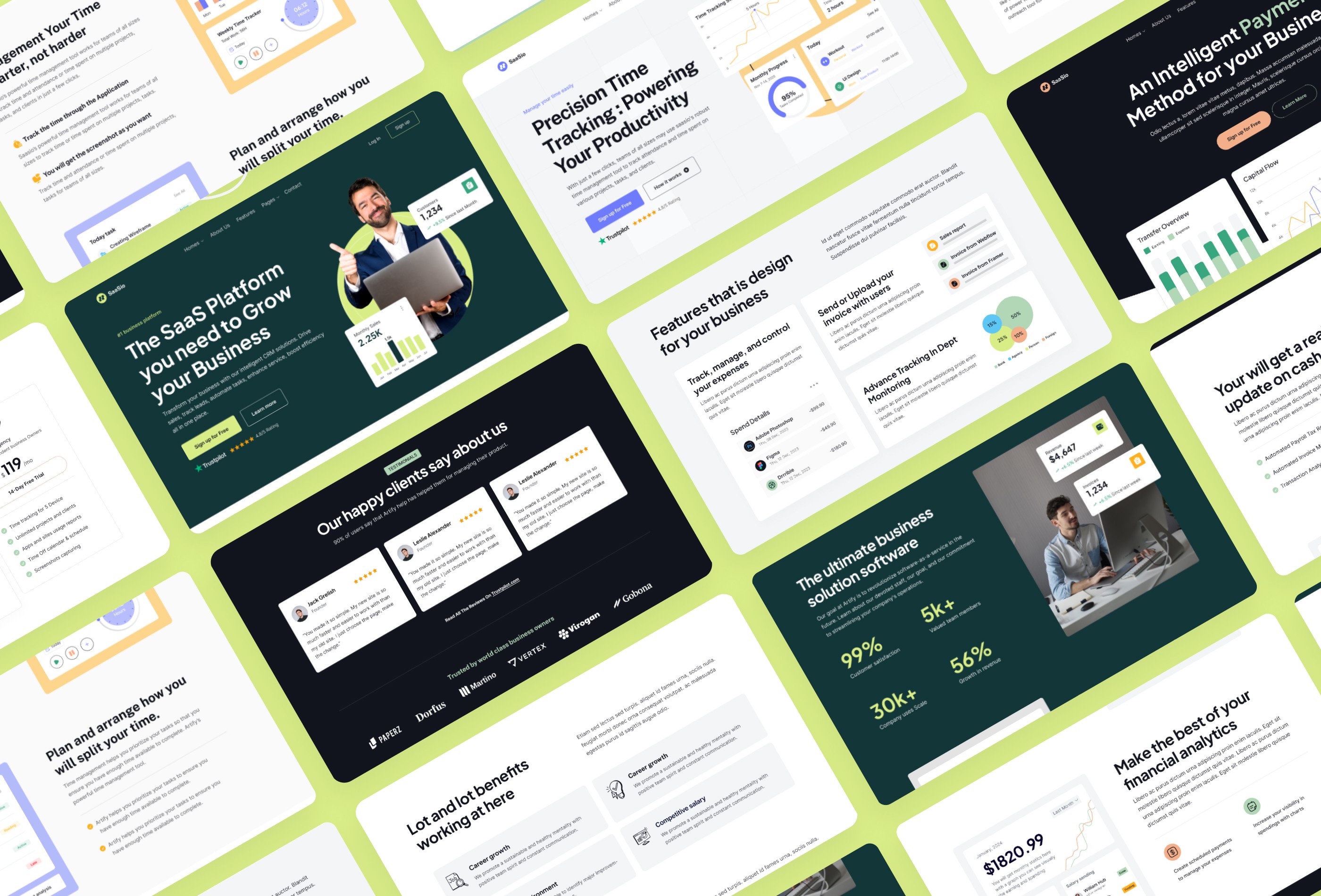 Screenshot 4 for SaaSio, a Framer Marketplace template by UI Ship.