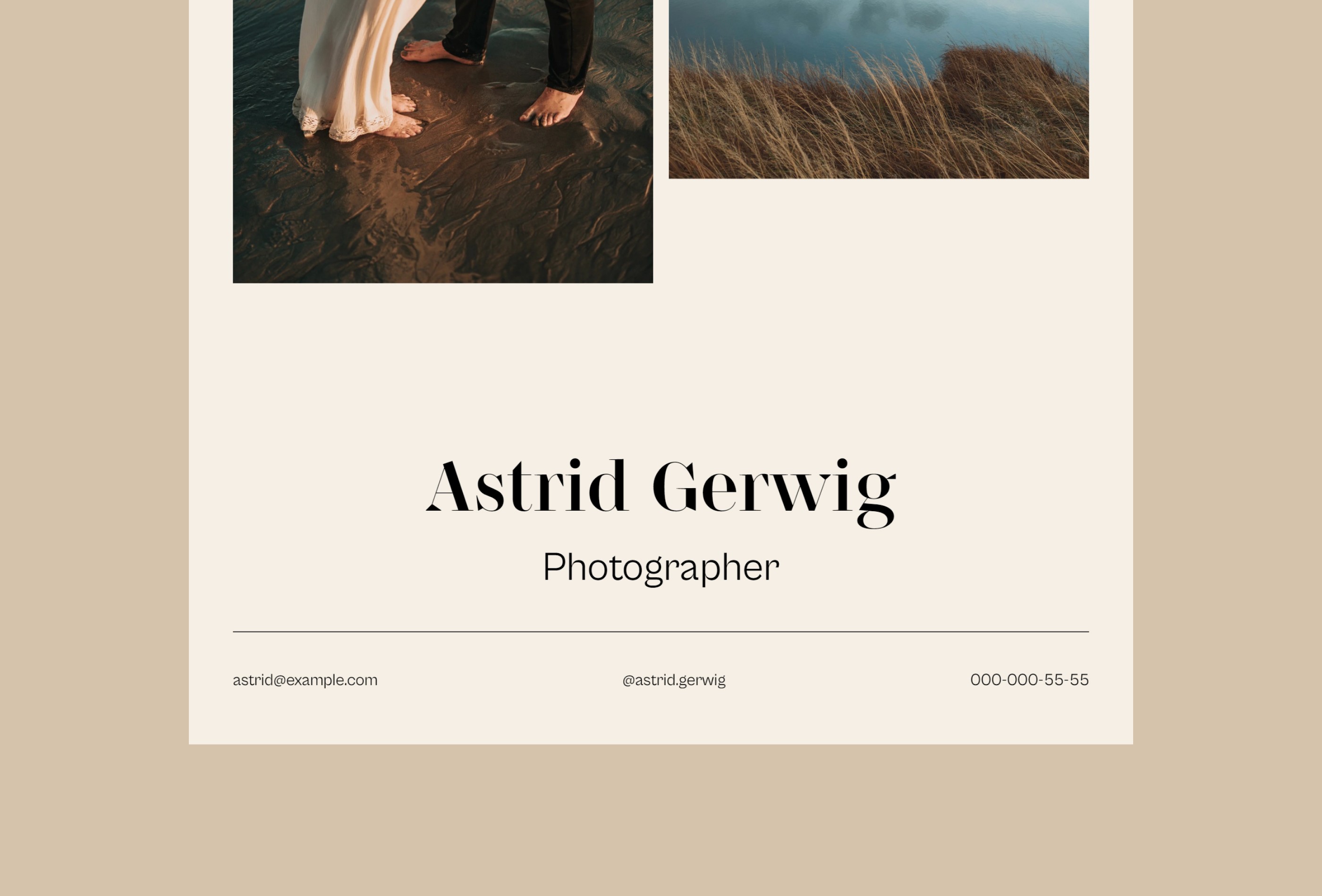 Screenshot 2 for Astrid, a Framer Marketplace template by Kağan Kurşun.