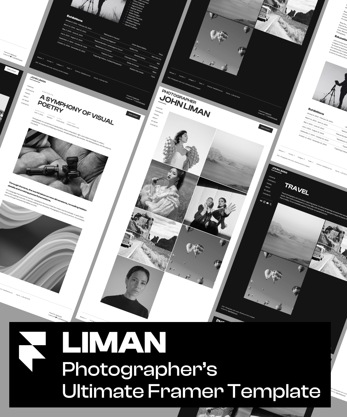 Thumbnail 1 for Liman, a Framer Marketplace template by Sergei Chyrkov.