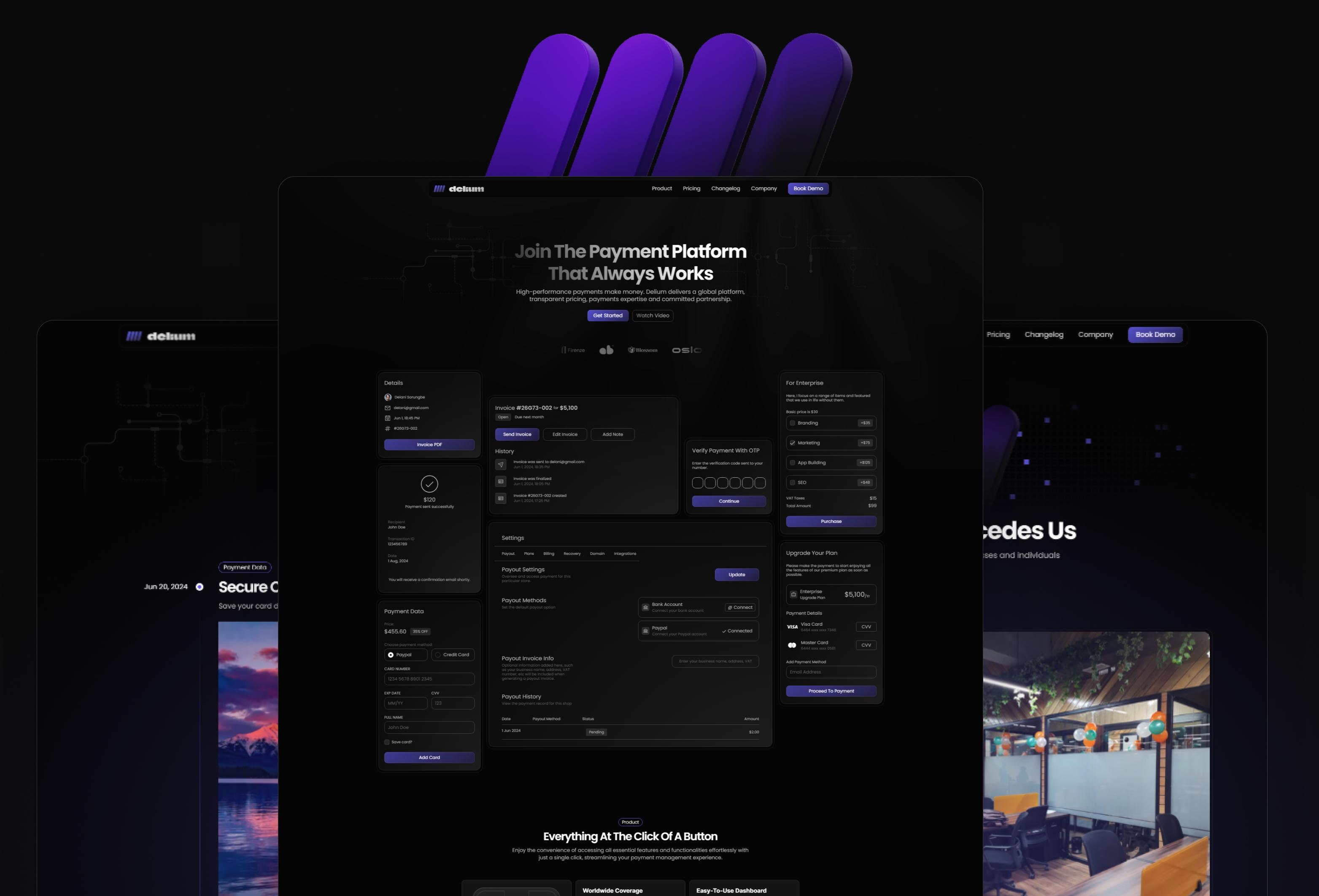 Thumbnail 1 for Delium , a Framer Marketplace template by Delani.pro.