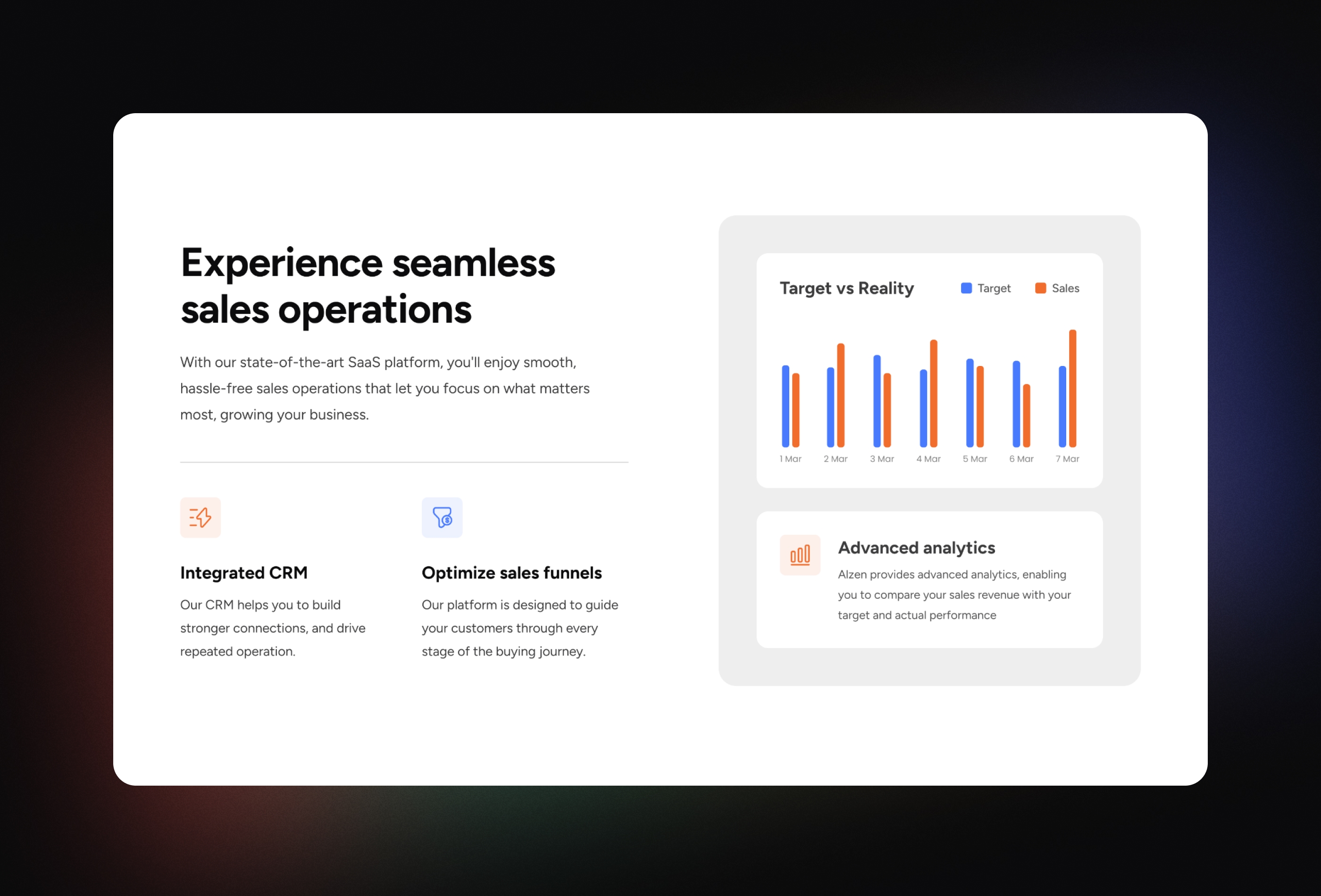 Screenshot 3 for Alzen, a Framer Marketplace template by UI Ship.